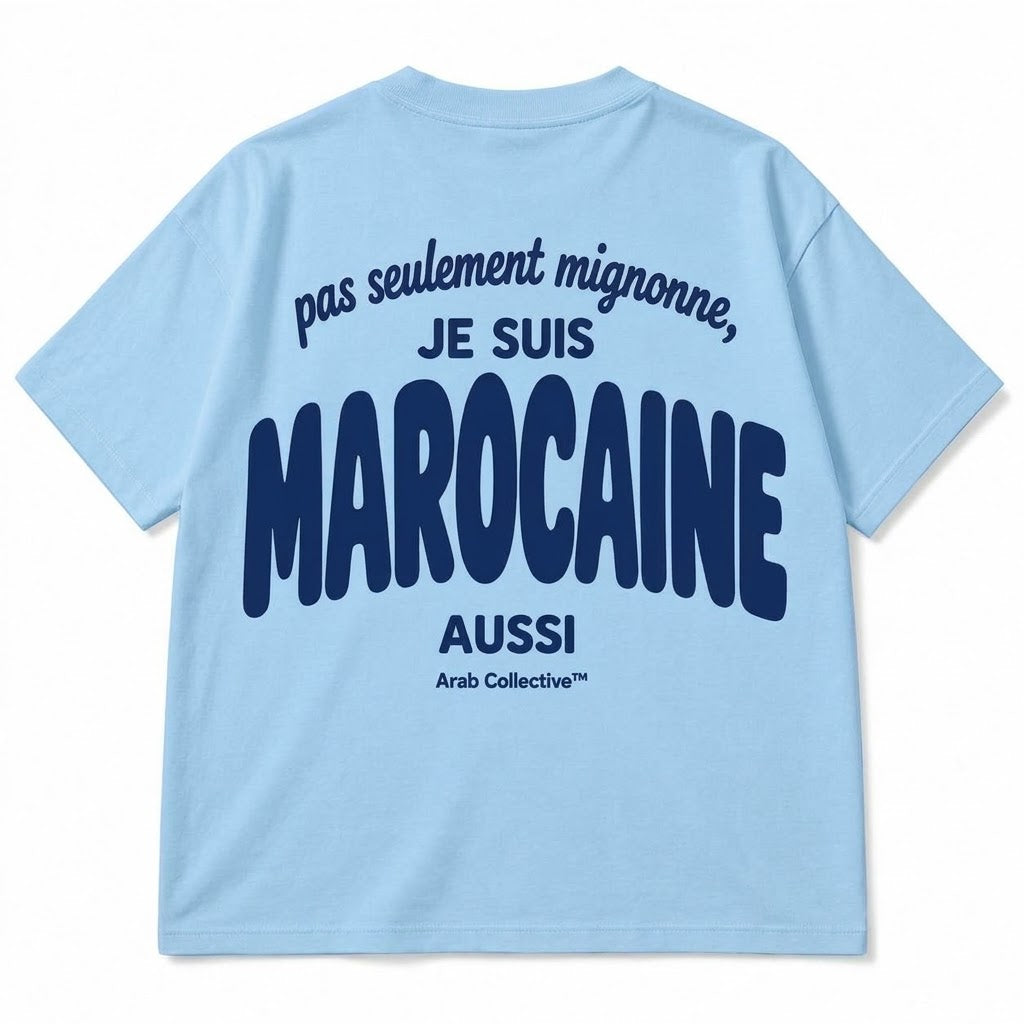 PAS SEULEMENT MIGNONNE, JE SUIS MAROCAINE AUSSI" KIDS Tee