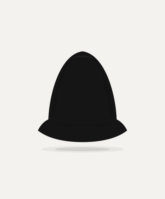 Custom Studio Cap — studio product render, black