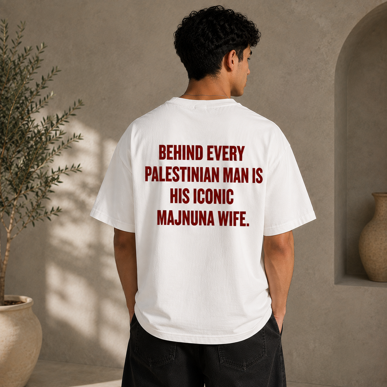 "MAN IS ICONIC" PALESTINIAN Tee