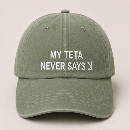 "TETA NEVER SAY" Kids Cap