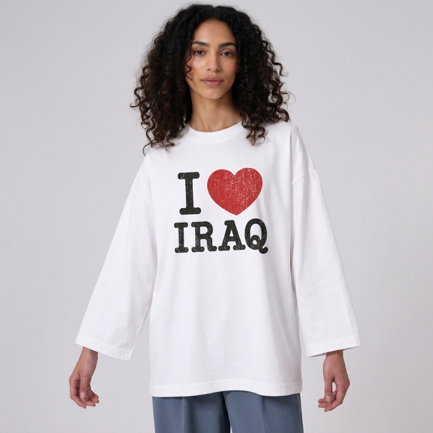 "I LOVE IRAQ" Long-Sleeve Tee