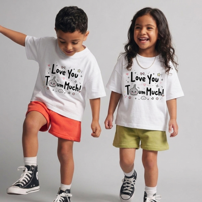 "LOVE YOU TOOM MUCH!" KIDS Tee