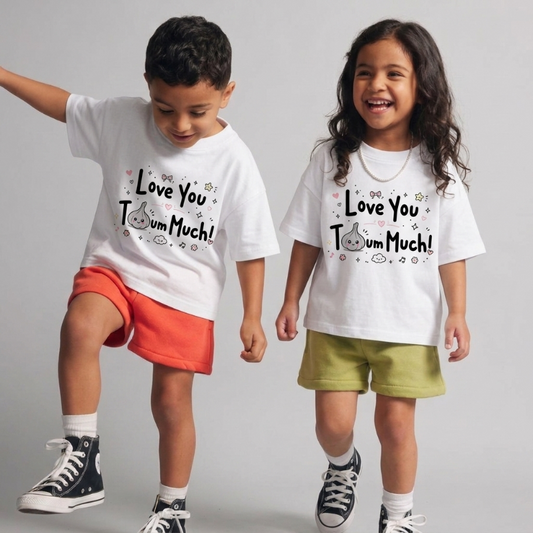 "LOVE YOU TOOM MUCH!" KIDS Tee