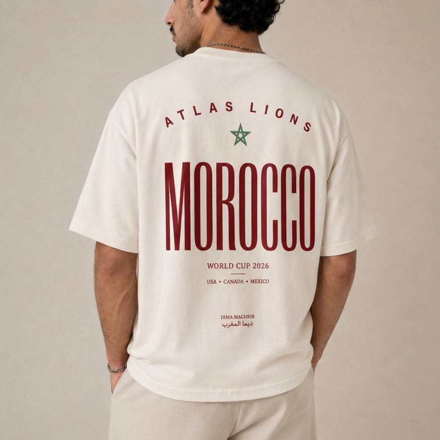 Atlas Lions Morocco World Cup 2026 Tee