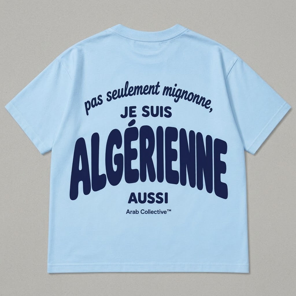 "Pas Seulement Mignonne, Je Suis Algérienne Aussi" KIDS Tee