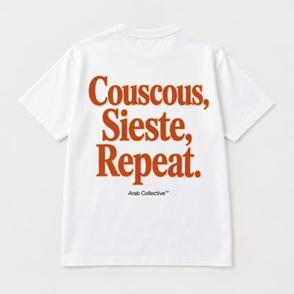 “Couscous, Sieste, Répét.” KIDS Tee