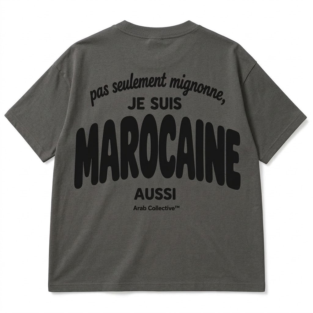 PAS SEULEMENT MIGNONNE, JE SUIS MAROCAINE AUSSI" KIDS Tee