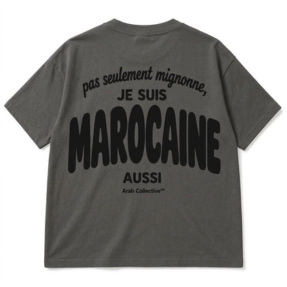 PAS SEULEMENT MIGNONNE, JE SUIS MAROCAINE AUSSI" KIDS Tee