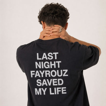 "Fayrouz Saved Me" Tee