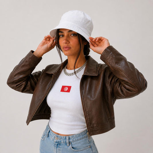 Tunisia Flag Tank Top