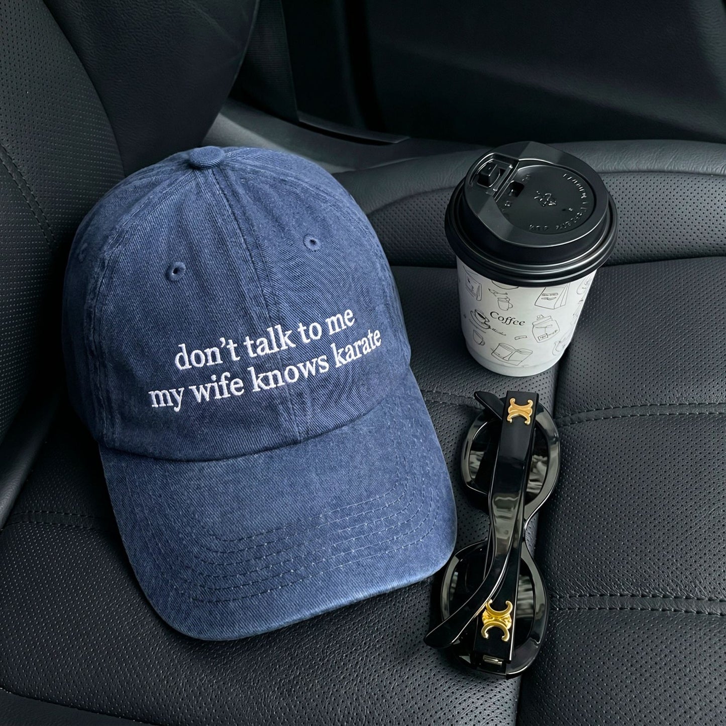 Don't Talk To Me My Wife Knows Karate Cap