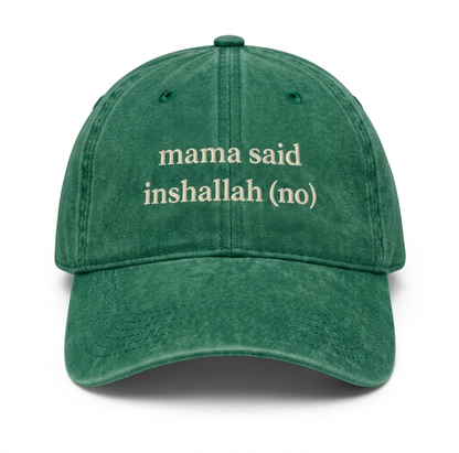 Casquette « Maman a dit non »