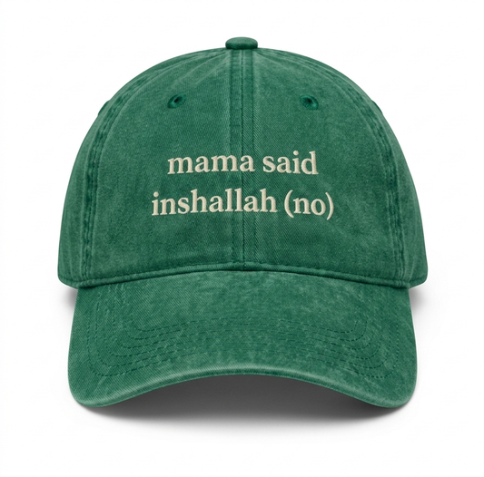 Casquette « Maman a dit non »