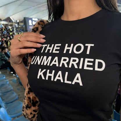 "The Hot Unmarried Khala" Baby tee