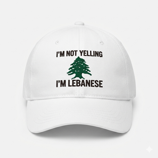 « Je ne crie pas, je suis libanais » Casquette