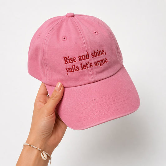 "Let's argue" Cap
