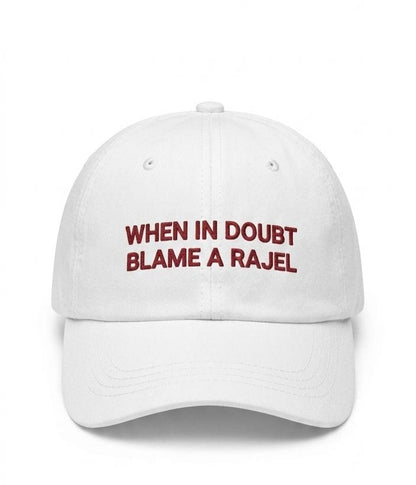 "Blame A Rajel" Cap
