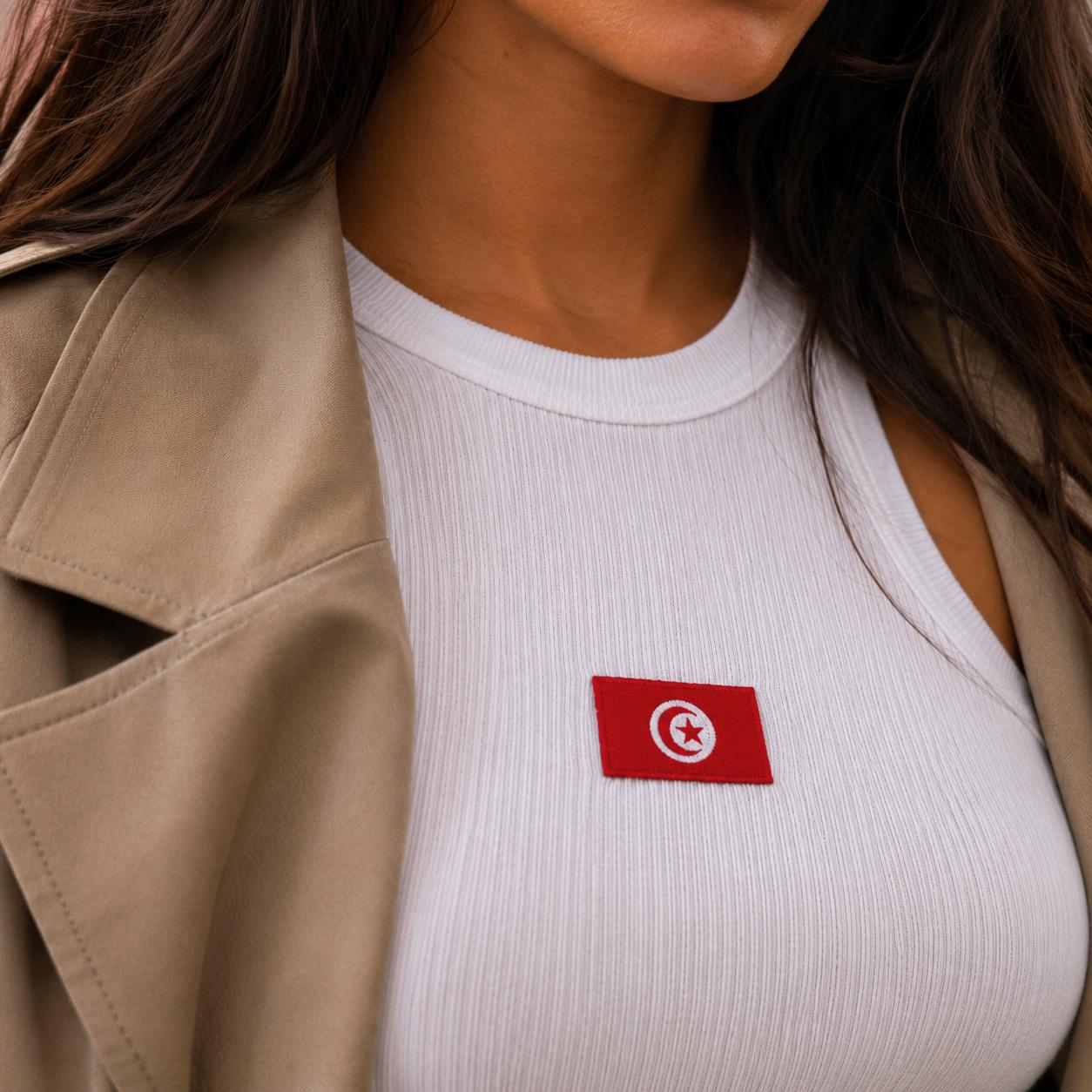 Tunisia Flag Tank Top