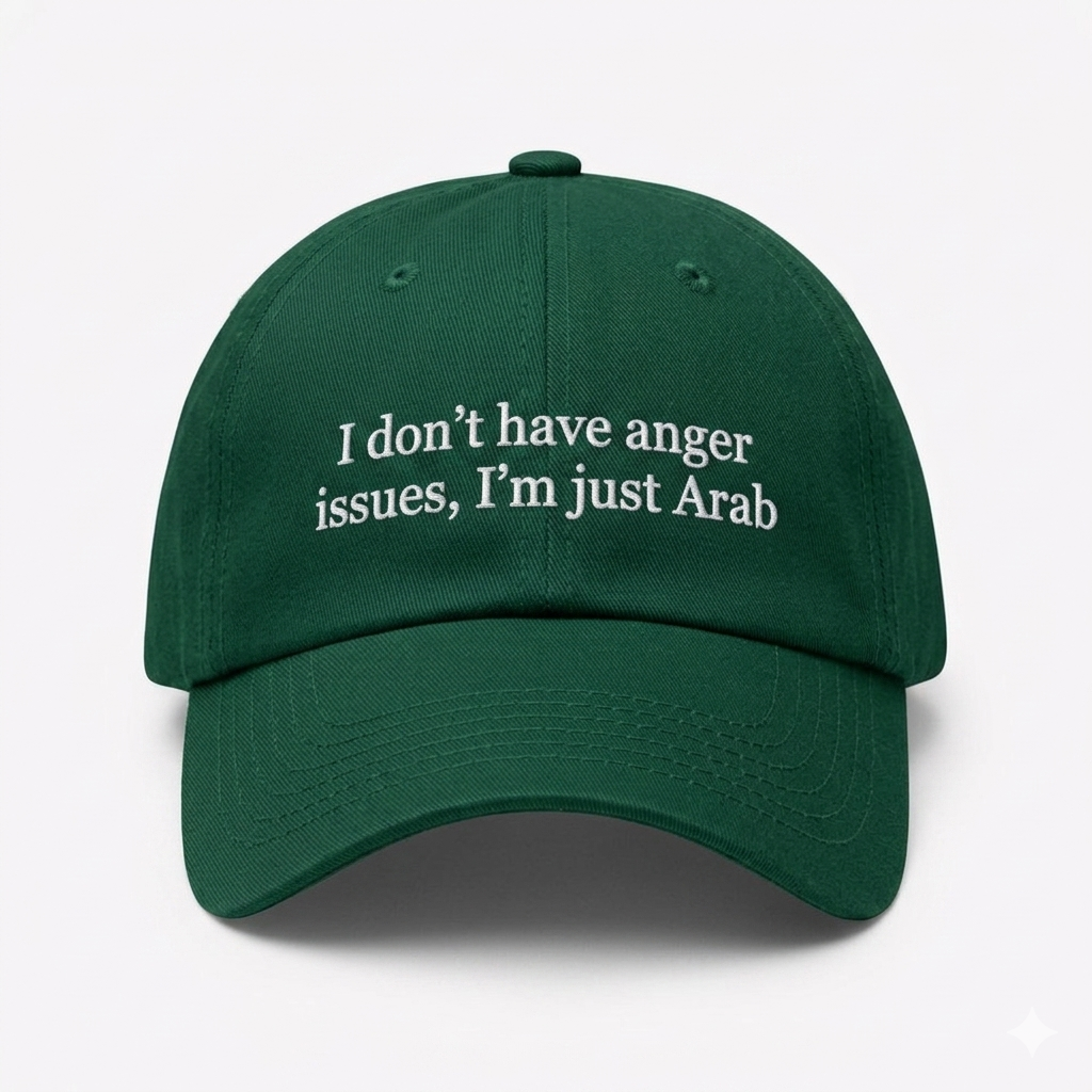 Pas de colère, juste Arabe – Casquette Classique