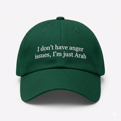 Pas de colère, juste Arabe – Casquette Classique