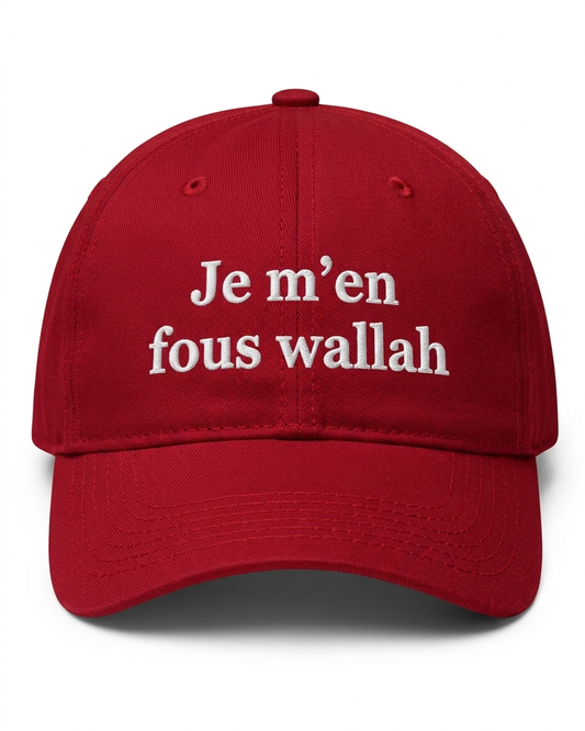 "Je M'en Fous Wallah" Cap