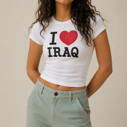 "I ❤️ Iraq" Baby tee