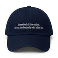 "I survived the snakes" Cap