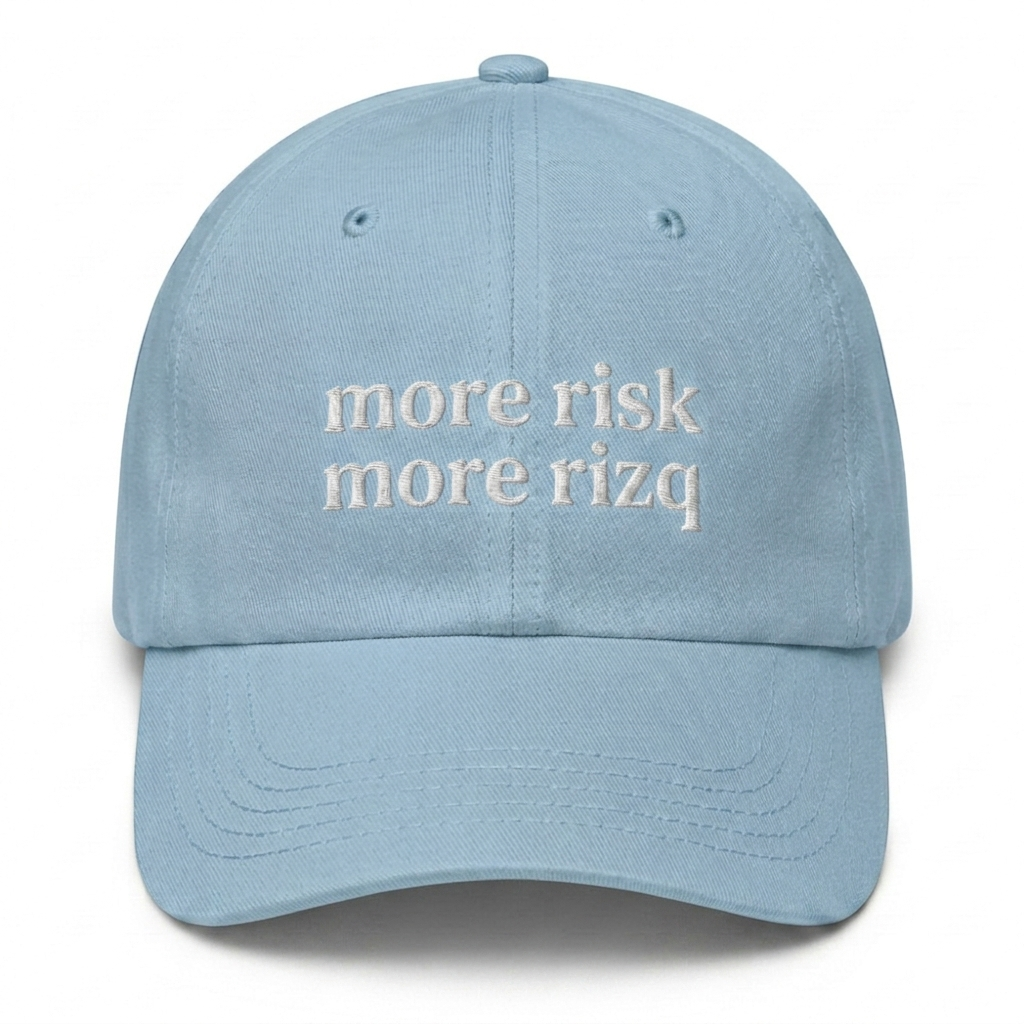 "More Risk More Rizq " Cap
