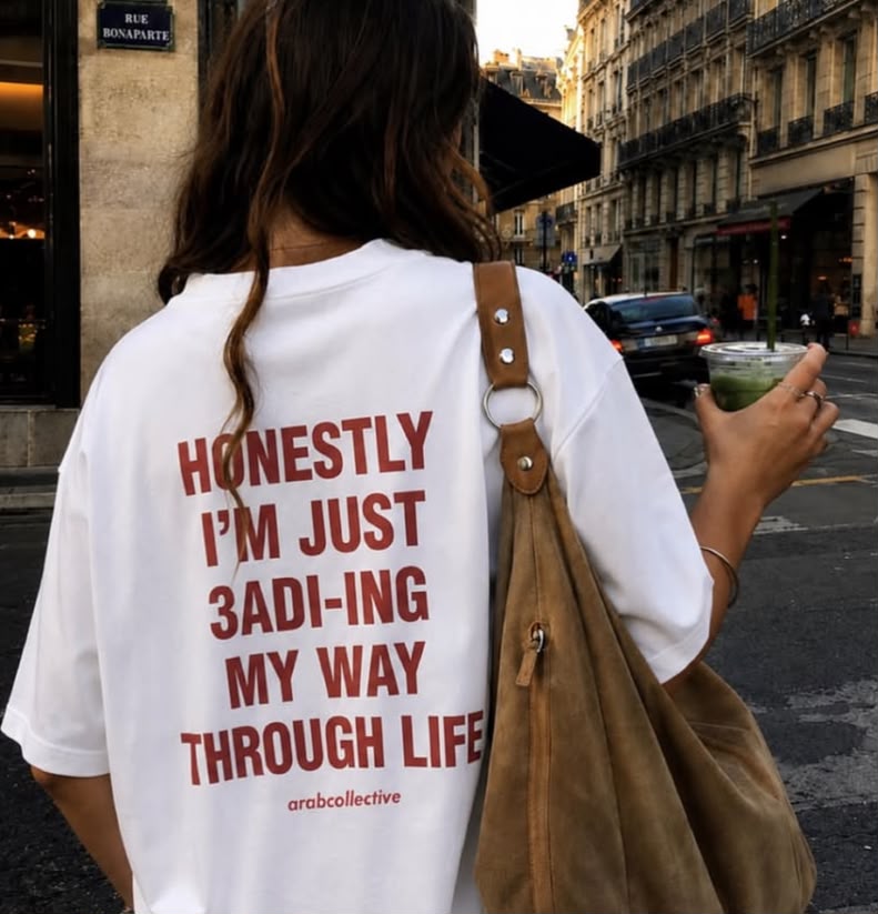 "Just 3adi-ing my way" Tee